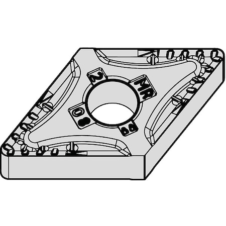 Widia Diamond Turning Insert, Diamond, 4, DNMG, 2, Carbide 4170055