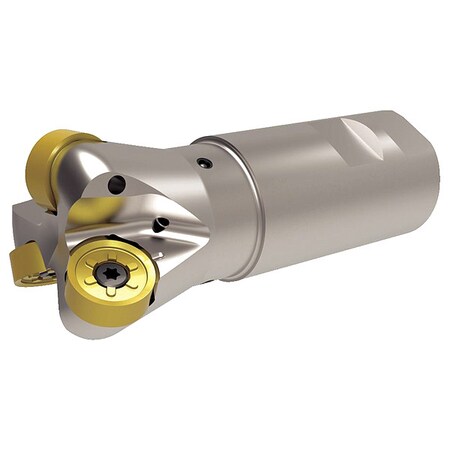 Widia Indexable Profiling End Mill, M200 Series, High Speed Steel, 0.3700 in Depth of Cut M200D200Z03W150RN64