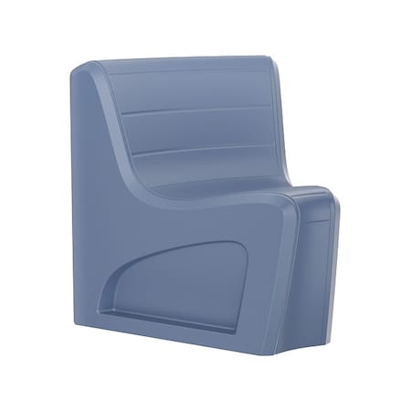 Cortech Sync Wedge Chair with Door, Midnight Blue Seat, 31 in W 32 in L 33 in H, Polyethylene Seat 274MBS