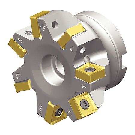 Widia Indexable Face Mill, VSM890 Series, High Speed Steel, 9.80mm Depth of Cut VSM890D250Z07S075SN12