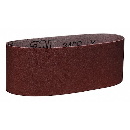 3M Sanding Belt, 21 in W, 21 in L, Open Coat, Aluminum Oxide, P100 Grit, Brown 7010326380