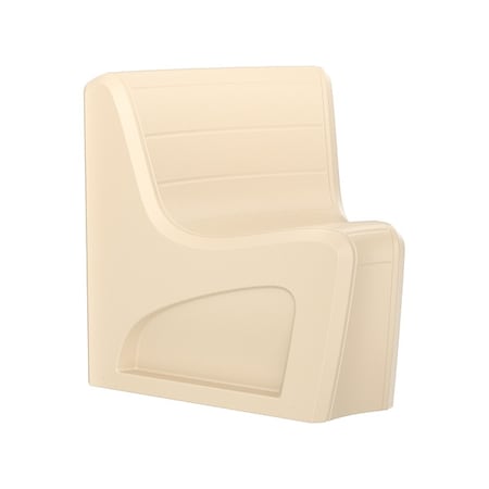 Cortech Sync Wedge Chair with Door, Sand Seat, 31 in W 32 in L 33 in H, Polyethylene Seat 274SDS