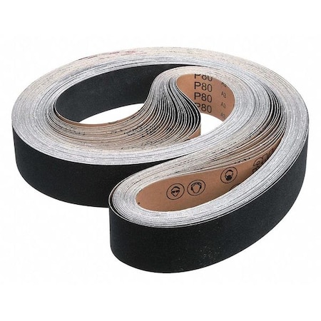 3M Cloth Belt 461F, 3inx132 in P80 YF-weigh, PK50 461F