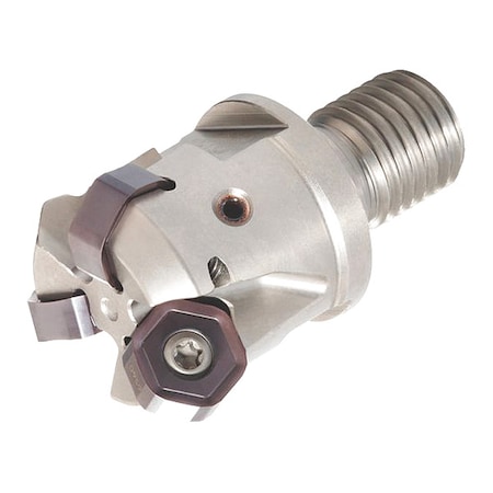 Widia Indexable Profiling End Mill, M1200 Mini Series, High Speed Steel, 3.50mm Depth of Cut M1200D032Z04M16HN07