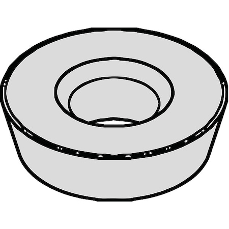 Widia Round Milling Insert, Carbide RDPX1003M0SNMH