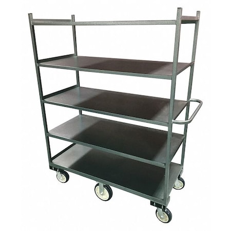 R.W. Rogers Co Stock Cart, 5 Tier, 24x48x67 AL-5000