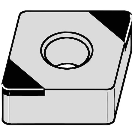 Widia Diamond Turning Insert, Diamond, 1/2 in CNGA431S0425MT