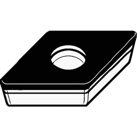 Widia Diamond Turning Insert, Diamond, 1/4 in DCGW2151S0415C