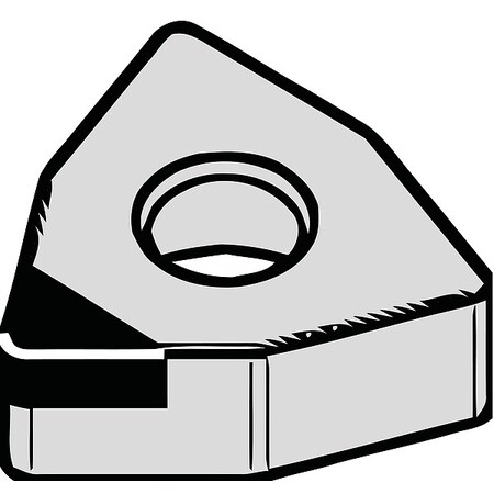 Widia Diamond Turning Insert, Trigon, 4, WNGA, 2, Diamond 3898741
