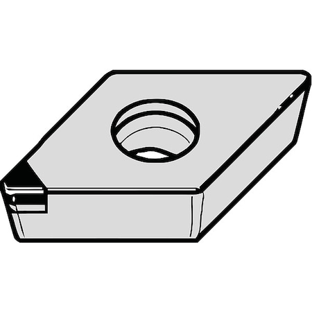 Widia Diamond Turning Insert, Diamond, 3, DCGW, 1, Diamond DCGW3251FST