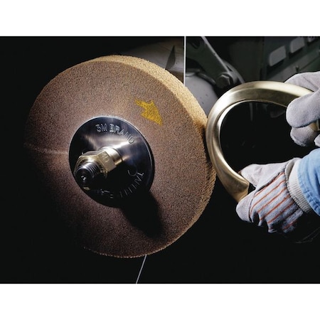 Scotch-Brite Cut and Polish Flap Brush, 8inx1inx3 in, PK3 CP-FB