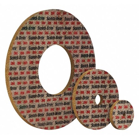 Scotch-Brite Diamond Wheel, 645DC 6inx1 in, 3/p, PK3 645DC