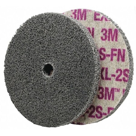 Scotch-Brite EXL Unitized Wheel, 8inx1/2inx1 in 2S FI, PK4 XL-UW