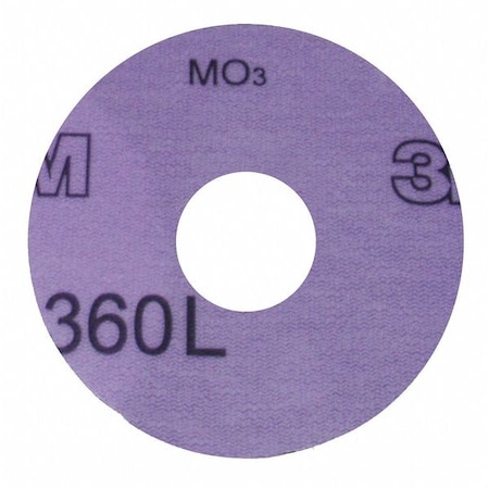 3M Hookit Film Disc 360L, 3inx7/8 P500, 100, PK500 7100093078