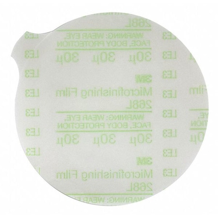 3M Hookit Mcrfnshng Flm Type D Dsc 268L, 6in, PK500 268L