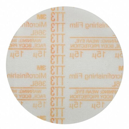 3M Hookit Mcrfnshng Flm Type D Dsc 366L, 6in, PK500 7000119266