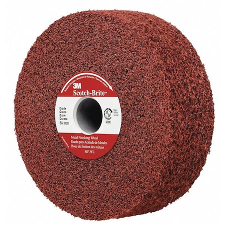 Scotch-Brite Metal Finishing Wheel, 6inx4inx1 in 4A C MF-WL