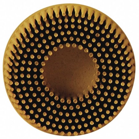 Scotch-Brite Roloc Bristle Disc 07525, 2inx5/8 Tapere, PK4 07525