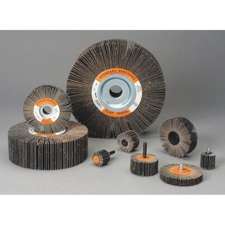 STANDARD ABRASIVES Std Abrsvs A/O Flap Whl 623108, 2inx1/2in 623108