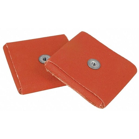 3M Square Pad 747D, 3inx3inx1/2in P120 X-wt, PK100 747D