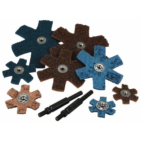 Scotch-Brite Star, 4-1/2 in A VFN LS, 25/inner, 50PK 7100069850