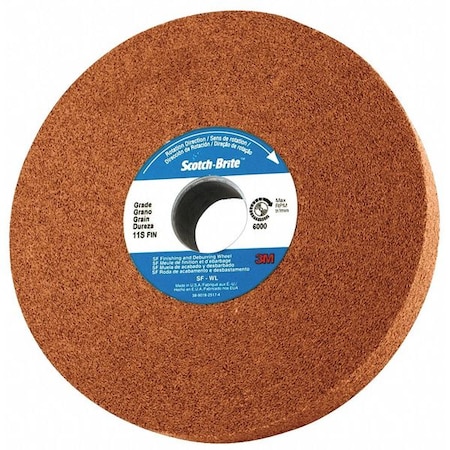 Scotch-Brite Cut and Polish Wheel, 10"x1"x5", PK2 7010309611