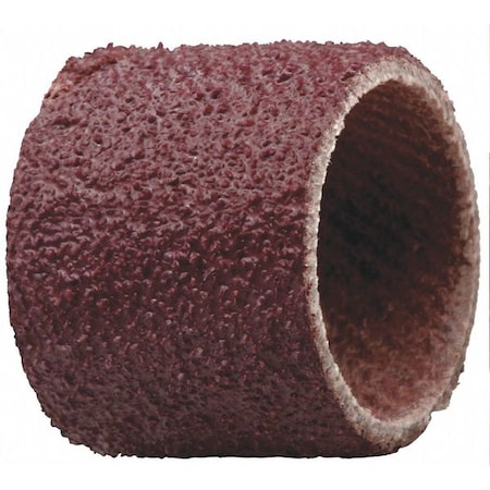3M Sanding Belt, 1/2" W, 1/2" L, Closed Coat, Aluminum Oxide, P180 Grit, Brown 7010326217