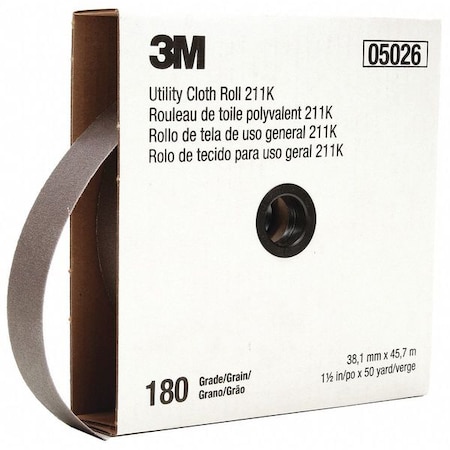 3M Utility Cloth Roll 211K, 1-1, PK5 7000118341