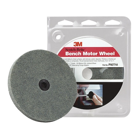 Scotch-Brite Bench Motor Wheel 07744, 5/pk 07744
