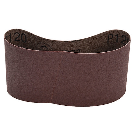 3M Cloth Belt 341D, 3-1/2inx15-1/2 in P120 X-weight, 50/pk 7010308386