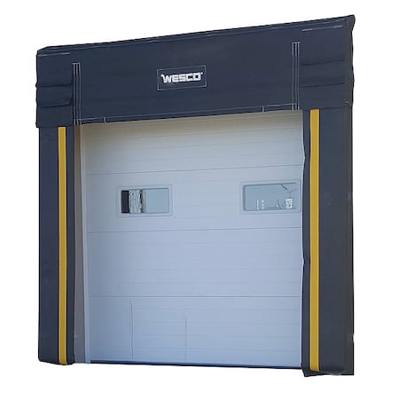Zoro Select Dock Seal, 8 ft W x 9 ft H Door Fit DS-96108-10