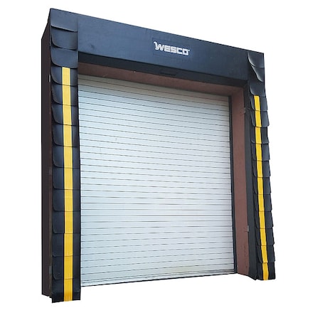 Zoro Select Dock Seal, 8 ft W x 9 ft H Door Fit DS-96108-20