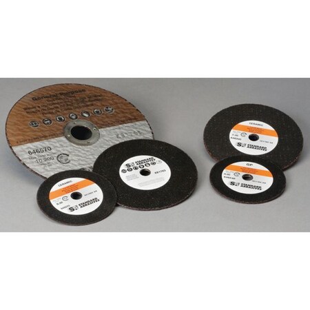 STANDARD ABRASIVES 646345 - Hi Performance Ceramic Cut-Off Wheel 646345, 4 in x 1/16 in x 3/8 in, 50 per case