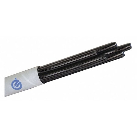 Precision Brand Threaded Rod, Steel, 3/8-16 X 3 ft. 27230