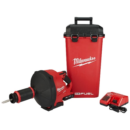 Milwaukee Tool M18 FUEL Drain Snake w/ CABLE DRIVE with 5/16 in Cable 2772A-21