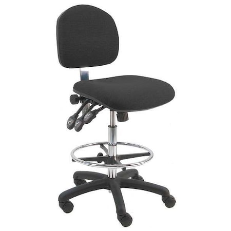 Benchpro Fabric Task Chair, 21" to 31", No Arms, Black LNT-FB-TLC-WW-BLACK