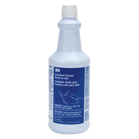 3M Bathroom Cleaner, 32 oz., Fresh, PK12 34762