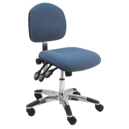 Benchpro Ergonomic Chair Ergonomic Chair, 17" to 22" Height, Fabric, Blue LAS-DF-TLC-WW-BLUE