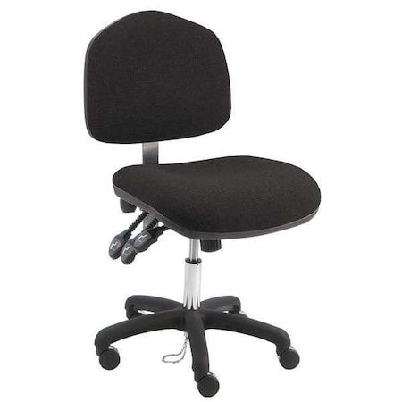Benchpro Ergonomic Chair Ergonomic Chair, 17" to 22" Height, Fabric, Black WNS-DFB-TLC-WW-BLACK