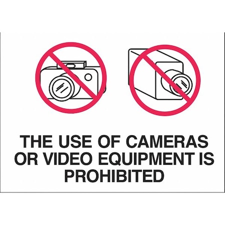 Zing Security Sign, 10 in Height, 14 in Width, Aluminum, Rectangle, English 2738