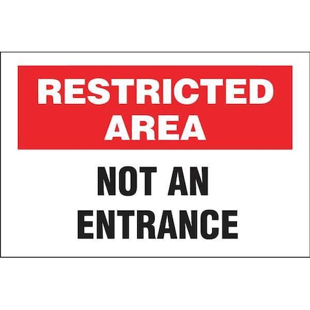 Zing Security Sign, 10 in Height, 14 in Width, Aluminum, Rectangle, English 2743