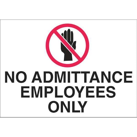 Zing Security Sign, 10 in Height, 14 in Width, Aluminum, Rectangle, English 2746