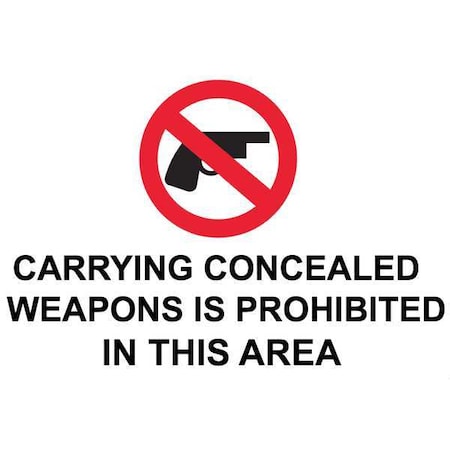 Zing Security Sign, 10 in Height, 14 in Width, Aluminum, Rectangle, English 2749