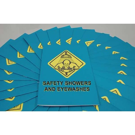 Marcom Marcom Training Booklet: Safety Showers and Eye Washes, Includes One-Page Quiz, PK15 B000SSE0EM