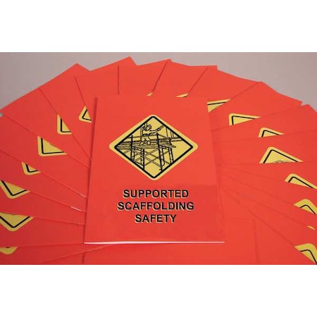 Marcom Marcom Training Booklet: Supported Scaffolding Safety, Includes One-Page Quiz, English/Spanish, PK15 B000SPS0EX