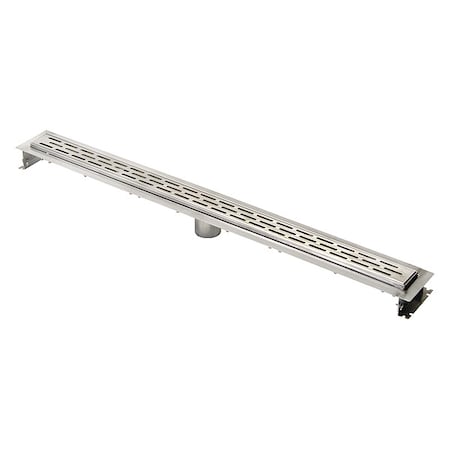 Zurn Shower Drain, Linear, Stnlss Steel, 40in L ZS880-40