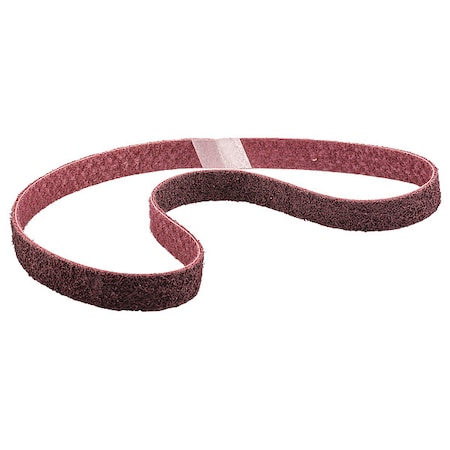 Norton Abrasives Surface-Conditioning Belt, 1 in W, 42 in L, Non-Woven, Aluminum Oxide, Not Applicable Grit, Medium 66254441289