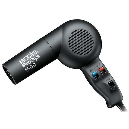 Andis Hair Dryer, Handheld, Black, 1600 Watts PD-2A | Zoro