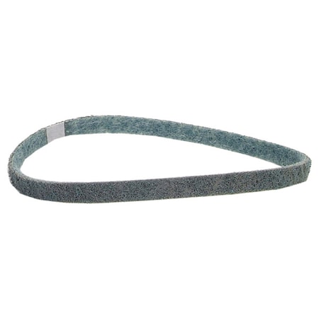 Norton Abrasives Surface-Conditioning Belt, 3/4 in W, 20 1/2 in L, Non-Woven, Aluminum Oxide, Not Applicable Grit 66623333515