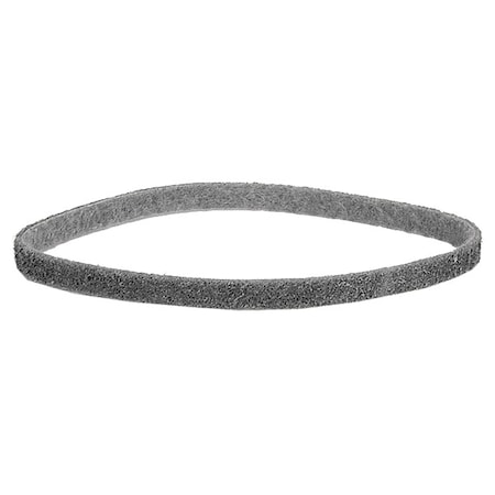Norton Abrasives Surface-Conditioning Belt, 1/2 in W, 12 in L, Non-Woven, Aluminum Oxide, Not Applicable Grit, Black 66623333550